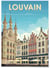 Affiche ville Louvain | A3 : 29,7x42cm