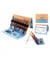 Set Deluxe Aiguilles interchangeables Ginger N° 3,5 à 12 cables 60, 80 et 100 cm - Knitpro Bleu