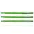 Lot de 3 stylos feutres - Paper:Mate - Flair Original - Pointe moyenne - Vert pomme
