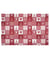 Tissu coton Noël vichy de 160 cm de largeur ALPHUBEL ROUGE vendu par 50 cm