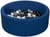 Piscine à balles Aire de jeu + 150 balles bleu marine noir,blanc,gris - Velinda