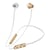 Ecouteurs Bluetooth Sport Sans Fil Or Autonomie 4H Version 4.2 Haute Qualité Or YONIS