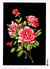 Canevas Pénélope Antique Branche de roses 30x40cm