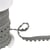 Elastique à pompons 13mm gris moyen au mètre