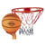 Panier de basket mural avec ballon, pompe, fixations - anneau acier - sport exterieur