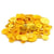 100 boutons en mélange résine couture scrapbooking JAUNE