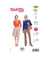 Patron Burda Style 5674 – Chemise à découpe latérale | Tailles 36-48 taille n°FR 36-48