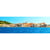 Tableau sur toile Saint-Tropez vue de la mer 45x135 cm
