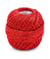 Fil à tricoter brillant GLITTER - Grundl 8222 Rouge