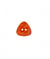 Boutons Triangle en polyester 18 à 23mm - Prym Orange (23 - ROUILLE)