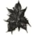 Tampon caoutchouc, poinsettia, H : 5 mm, dim. 14x11 cm, 1 flles