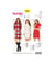 Patron Burda 6609 Robe du 34 au 46 taille n°FR 34-46