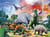 Puzzle 2D 100 pièces XXL - Au milieu des dinosaures - RAVENSBURGER