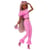 -Deluxe Style-Poupée  a Combinaison Rose Tissu Doux - 4 ans+ - HYV28
