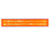 Trace-lettre MINERVA - ISO 3098/1 - Matière biosourcée - Orange - Lot de 10
