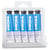 Lot de 5 tubes aluminium 12 ml - Peinture gouache PRIMO - Cyan 501 - Fine