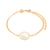 Bracelet Hexalia en pierres Howlite - Sloya