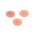 Bouton rond coquillage 4 trous 11mm beige pierre