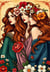 Puzzle 1000 pièces - Les Trois Muses aux Fleurs - Alipson Puzzle