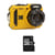 KODAK Pixpro Pack WPZ2 + 1 carte SD Kodak - Compact 16M Pixels, étanche à 15m,  Anti-Choc, Video 720p, Ecran LCD 2,7 - Batterie Li-ion - Jaune