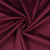 Tissu Velours ras d'habillement uni Bordeaux