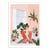 Affiche 30x40 cm - Yoga and plants - Maja Tomljanic