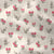 Tissu Double gaze Coton Fergie fleuris sur fond Blanc cassé