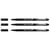 Lot de 3 stylos feutres pointe fine 0,4 mm - BIC Intensity - Noir