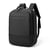 Sac À Dos Ordinateur Multifonction Imperméable Résistant Grande Capacité Confortable Gris foncé YONIS