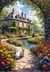Puzzle 1000 pièces - L'Arche Fleurie du Cottage - Alipson Puzzle