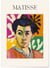 Affiche Matisse - Portrait Expressif | A3 : 29,7x42cm