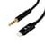 Avizar Câble Audio Lightning vers Jack 3.5mm Mâle Son de qualité 1 mètre HL-098 Noir