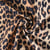 Tissu Toile Canvas Savane Chic motif léopard Noir sur fond Beige sable