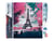 Diamond Painting Broderie Diamant Figured’Art 40x50cm toile entière roulée avec diamants carrés - Tour Eiffel en Fleurs