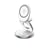 Force Power Chargeur Sans Fil à Induction 3 en 1 Compatible MagSafe Pliable 15W Blanc