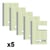 5 carnets - Manifold - A6 - Petits carreaux - Autocopiant - Dupli - Exacompta