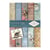 5 papiers scrapbooking 21 x 29.7 cm ITD Collection EVENING TIME