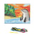 Kit complet canevas 15 x 20 cm motif dauphin bord de mer