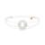 Bracelet Orya en pierre Agate blanche - Sloya