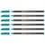 Lot de 6 feutres de coloriage métallisé pointe ronde 1-3 mm - EDDING - Vert métallisé