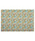 Tissu coton feuilles de 140 cm de largeur feuillemoutarde vendu par 50 cm