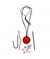 Kit collier magnétique pour tricoteuse Cherry Berry - Knitpro Rouge