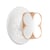 PopSockets Support Smartphone PopGrip Premium Motif Enamel Clover Fixation Solide Rose gold