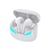Ecouteurs Bluetooth Sans Fil Sport Étanche IPX5 Charge Rapide Longue Autonomie Blanc YONIS