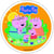 Disque Azyme Peppa Pig 21 cm