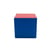 Méga cube en mousse bleu/rouge