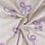 Tissu Jersey Mélangé Poppy Noeuds pailletés violets sur fond Ecru chiné