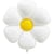 Marguerite Hippy Party Gonflable - 60 cm