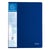 Protège-documents en polypropylène rigide avec porte étiquette 3 faces Up Line Opaque 80 vues - A4 - Bleu - x 12 - Exacompta
