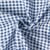 Tissu Double gaze de Coton Mini Rayures sur fond Bleu marine
